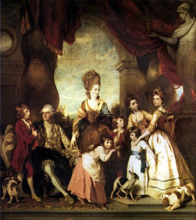 Der vierte Herzog von Marlborough und seine Familie von Joshua Reynolds